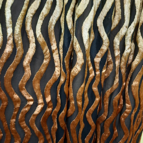 Vintage Ruben Panis| Jewel Tone Velvet Ombre Cocktail Dress - Picture 9 of 9